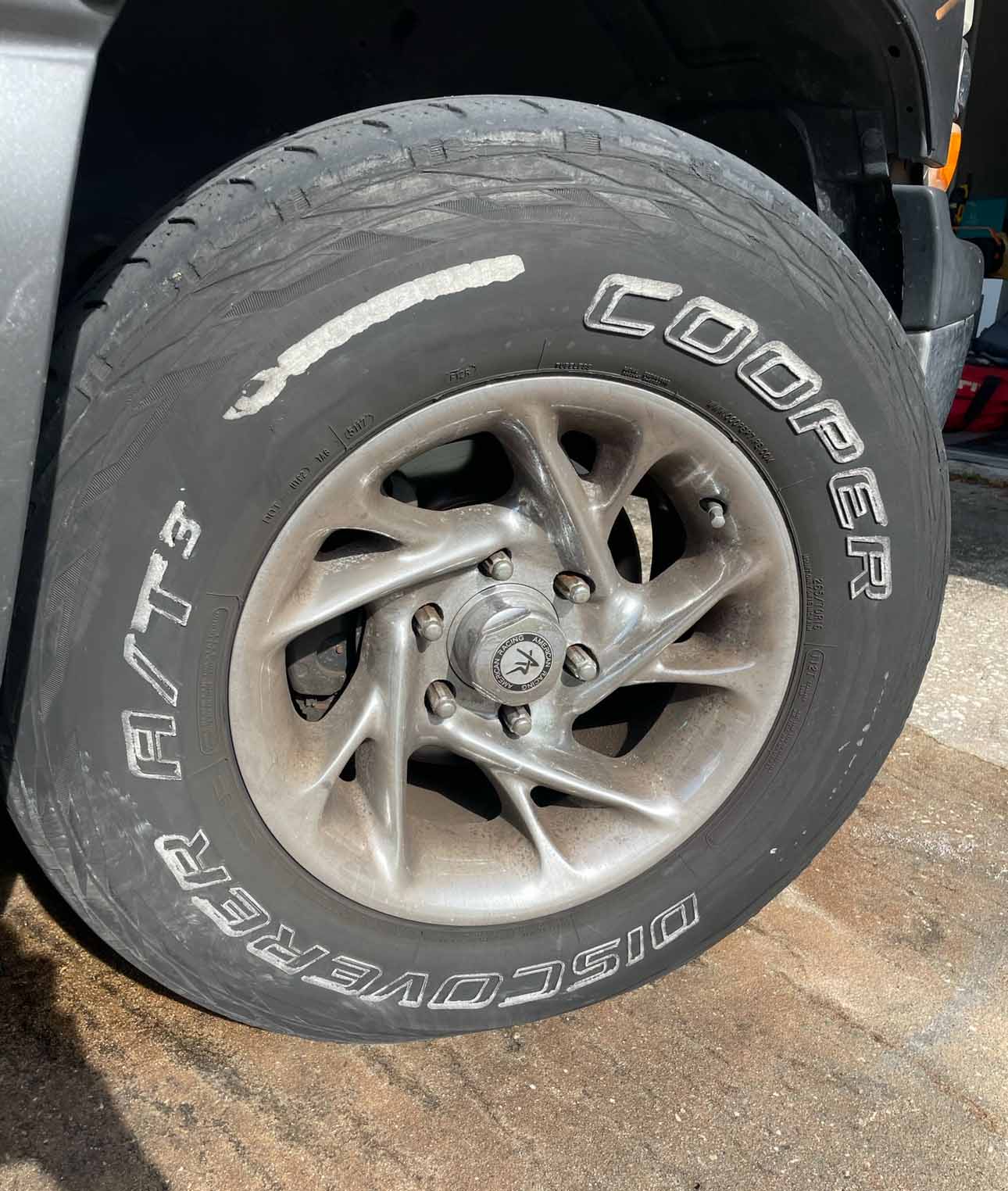Before cleaning wheels